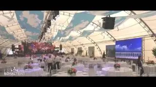 Шатер Royaltent в Екатеринбурге, на празднике посвященному Дню металлурга