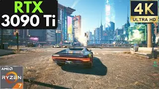 Cyberpunk 2077: RTX 3090 Ti + Ryzen 7 5800X | 4K | Ultra Settings