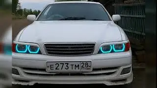 Ангельские глазки на Toyota Chaser. LED Angel Eyes Toyota Chaser by TAU tech