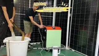 Scientek 5KWH all in one solar power system solar energy station portable power station 5000W