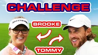 Tommy Fleetwood And Brooke Henderson Irons Challenge