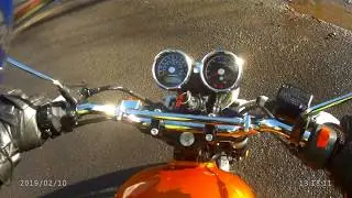 ...borrowing a Royal Enfield Interceptor 650cc for an hour... !