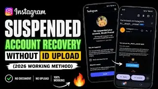 Instagram Suspended Account Recovery Without ID Upload (2026 Working Method) 🔥