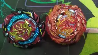 Beyblade Burst DB : Astral Spriggan Ov.Qt 10 Vs Roar Fafnir Nx.Rv 2