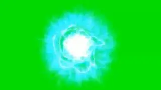 3d plasma blast green screen effect for chromakey