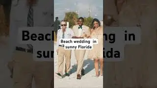 Summer beach wedding in Florida. #wedding #weddingvideography #weddingvideographer