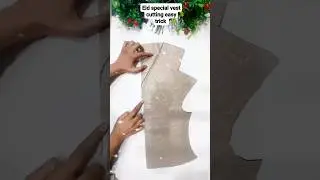 super easy vest cutting tutorial #shorts