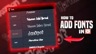 How to Add Custom Fonts in kinemaster ( Easy steps ) || kinemaster par font kaise add kare || Fonts
