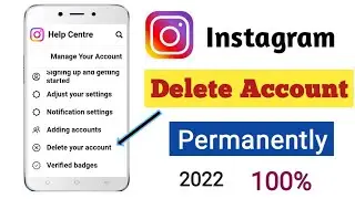 How Can Delete Instagram Account Permanently | 2022 |