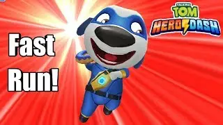 Wow! Super Hero Talking Hank Running Fast | Talking Tom Hero Dash