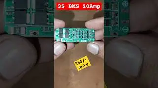 3s BMS 20Amp #experiment #technicalankur #batterytype #lithiumionbattery