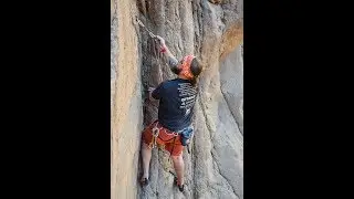 Rock climbing in Dahab. Beduin Garden sector
