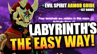 EVIL SPIRIT ARMOR | THE EASY WAY | LABYRINTH GUIDE ZELDA TEARS OF THE KINGDOM