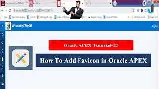 Oracle APEX Tutorial(25)- How To Add Favicon in Oracle APEX || Javainhand