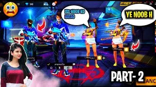 Twins Sisters Call Me Noob 🤨 | 1 Vs 2 Desert Eagle Challange Part- 2 😧 #shorts #short