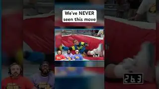 Great move but bad finish #gymnast #gymnastics #somersault #racing #junglegym