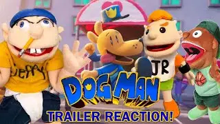 DreamWorks Dog Man Trailer Reaction! | Ft. Jeffy, Junior, and Joseph | WE'RE SO EXCITED!!