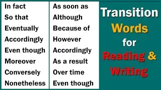 Transition Words to Master Your Academic Reading and Writing Skills
