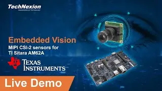 TI Sitara AM62A Embedded Vision (camera) Solutions