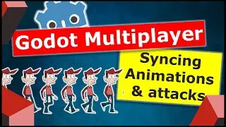 Godot Multiplayer Tutorial - Syncing Animations and Attacks | Godot Dedicated Server #16