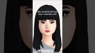 the base sim vs my final sim in cas | the sims 4 