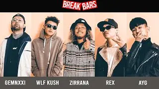 BREAKBARS - WLF KUSH | ZIRRANA | AYG | REX | GEMNXXI FT. DJ Sampurna (Prod. ThajVille) (LIVE CYPHER)