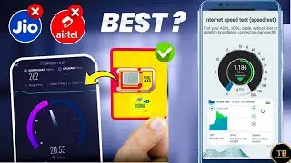 BSNL New 4G Sim Testing - Better Than Jio & Airtel?? | My Experience !