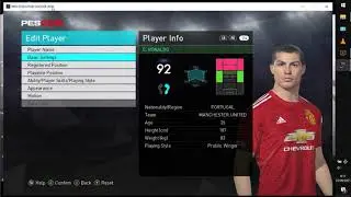 Cara update PES 2018 versi PC ke data pemain terbaru