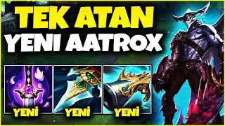 YENİ EŞYALARLA AATROX TEK ATIYOR! | RAKİPLER ŞOK OLDU! BÖYLE BİR HASAR YOK!!