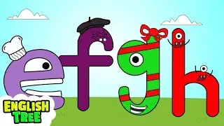 Letters E-F-G-H | Episodes 5-8 Abc Phonics For Kids Show