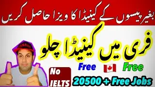 How to  Get free visa for Canada | Canada Free Visa Jobs 2023 | Canada Free Work Visa