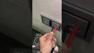 How to check mains voltage in the outlet #shorts