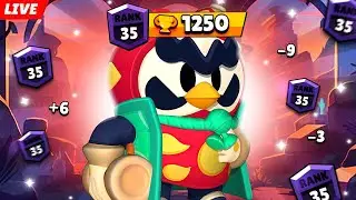 ПУШУ ПИНГВИНА НА 35 РАНГ В СОЛО ШД🏆АЛКОСТРИМ BRAWL STARS!🤯