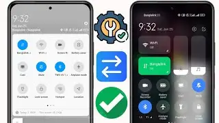Centro de control HyperOS para Redmi 13c Habilitar ahora || Cómo cambiar el nuevo centro de control