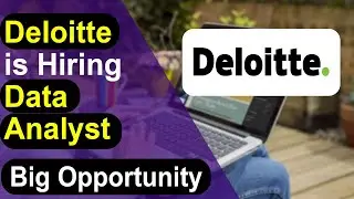 Deloitte Hiring Data Analyst | Data Analyst | Data Analyst job | | Data Analyst jobs for freshers