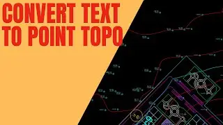 Astuce covadis : conversion d'un text en un point topographique