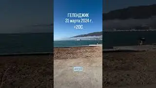 Геленджик: 31 марта 2024 г., +20С и туман над морем  