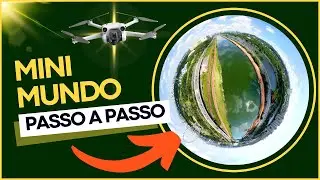 Como fazer o EFEITO mini MUNDO - Passo a Passo