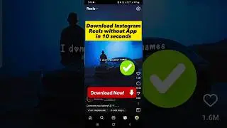How to download Instagram reels video without app Reel download shortcut iPhone 2023