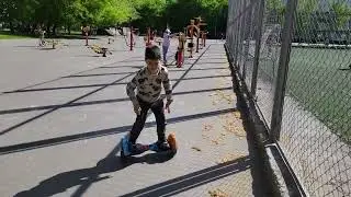 Футбол на гироскутере!