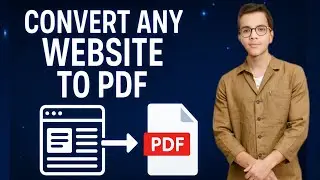 How to convert any Website To PDF || 100% Free Working Method!