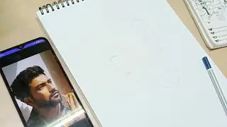 Loomis Method Potrait drawing,Vicky Kaushal Drawing , Outline drawing // The Deb's Art