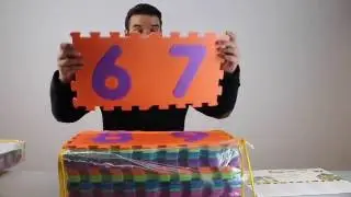 Playshoes Bodenpuzzle aus Schaumstoff (Zahlen & Buchstaben) | Unboxing
