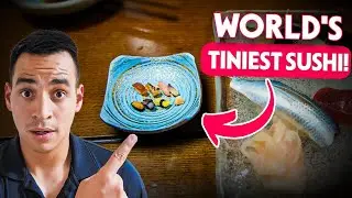 Tokyo's TINIEST SECRET! The World's TINIEST Sushi Is Found HERE In TOKYO!