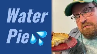 How to make Water Pie? Depression Era recipe