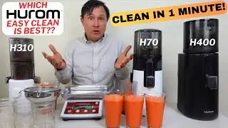 Hurom H400 vs H70 vs H310: The BEST Easy Clean Juicer Revealed!
