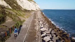 Cycling Folkestone/Dover White Cliff UK