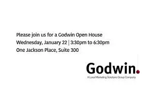 2019 #Godwin Holiday Card and Open House Invitation