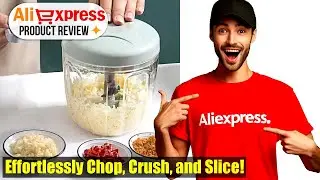 Ultimate Kitchen Gadget Unboxing: 500/900ML Manual Meat Mincer Garlic Chopper Rotate Garlic