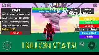 Achieving 1 Billion Stats on my alt |Dragon blox Ultimate|